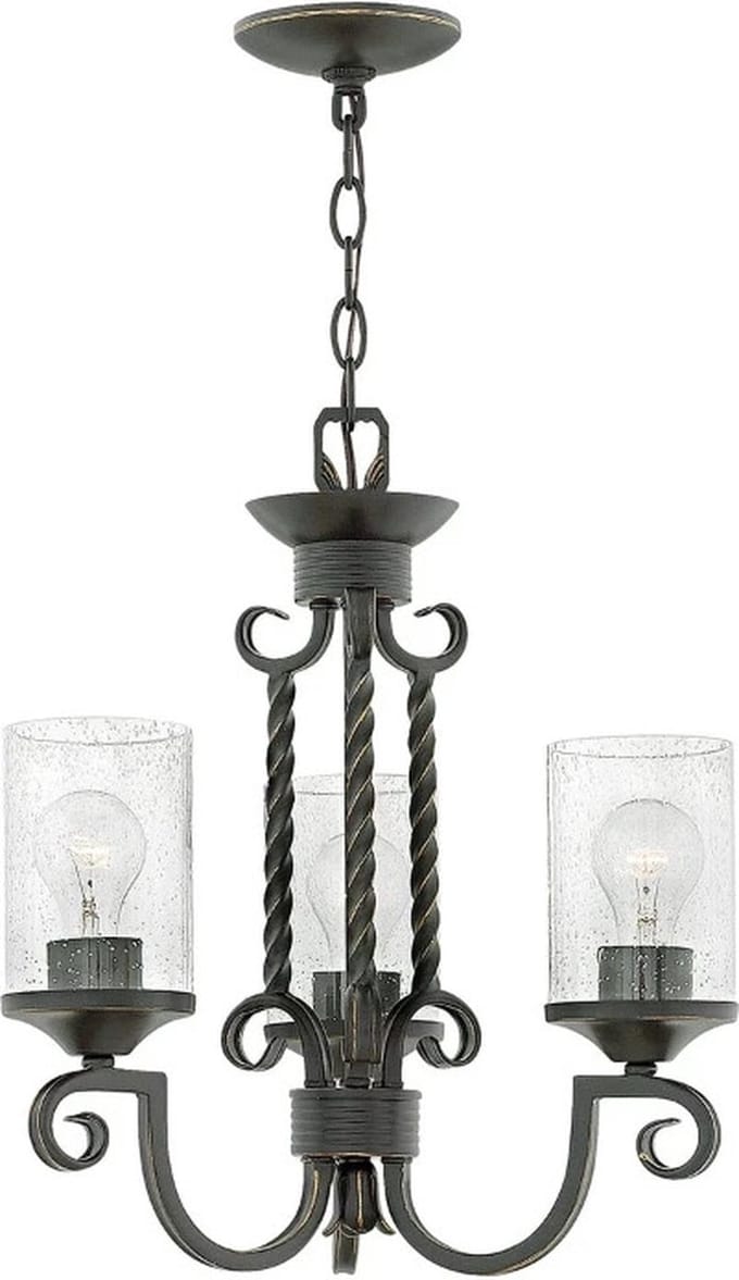 Hinkley LED Kroonluchter | 3X E27 Max 60W | Dimbaar | Olde Black