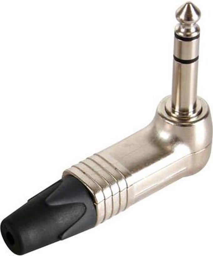 Neutrik Telefoonaansluiting 3-polig 6,3 Mm Jack Nikkel Koper