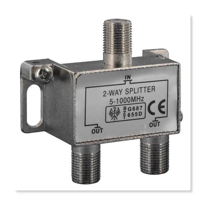 Q-link coax f-splitter 2-weg