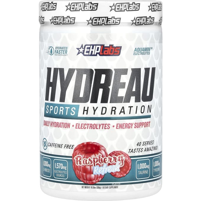 Hydreau Sports Hydratatie, Framboos Verfrissend, 300G(10,58 Oz)