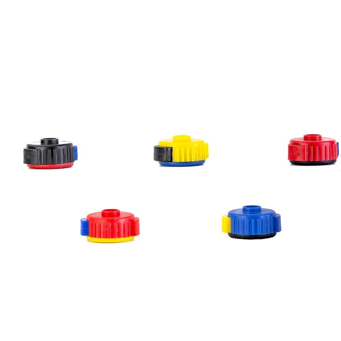 5-Pack Quick-Set Cymbal Mate Quick Release Drum Accessoires Kit Rondom Color 5 Pack veelkleurig
