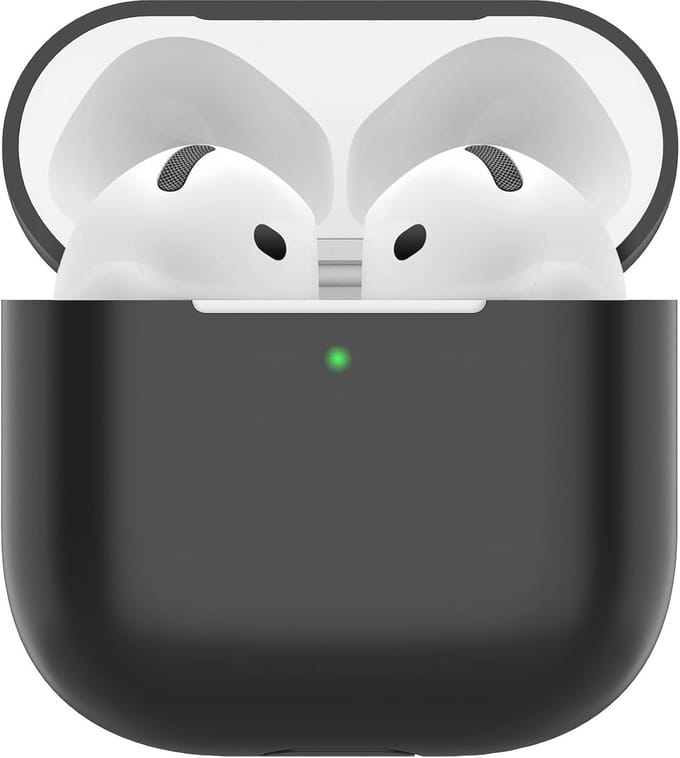 dunne siliconen hoes voor AirPods 4 - elegant en beschermend