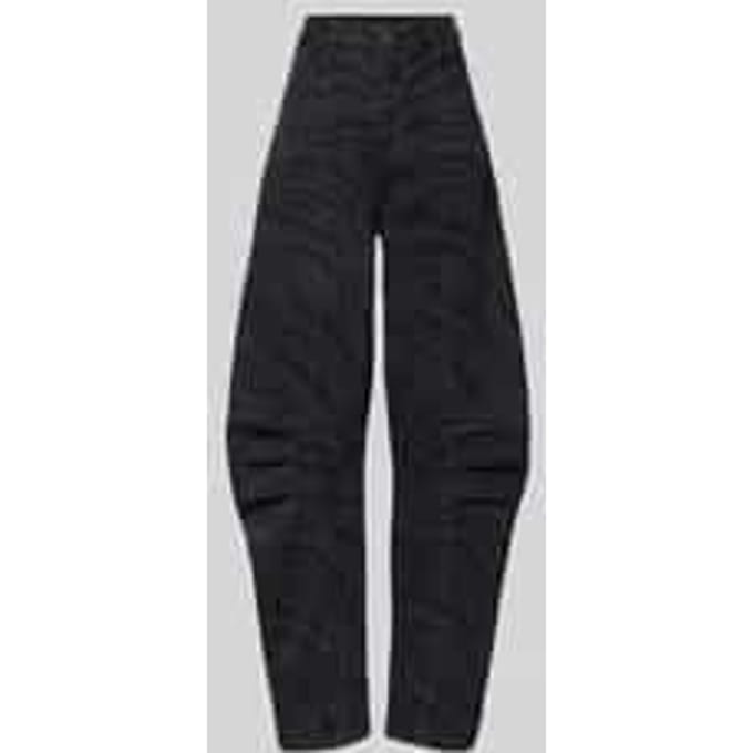 Loose fit jeans van katoen