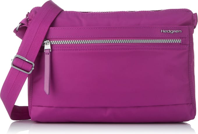 Hedgren Schoudertas Inner City Eye Shoulder Bag RFID Creased Black Zwart