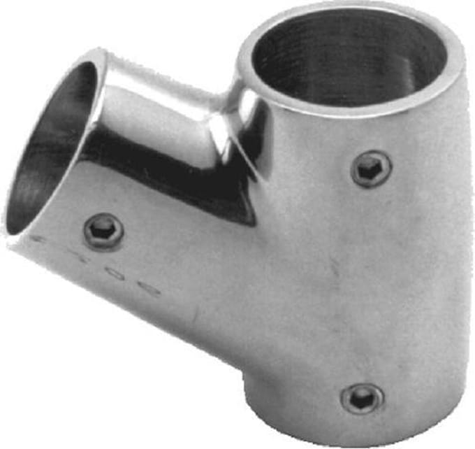 Seilflechter - Railing T-Stuk - 60 Graden - RVS - 22mm - Links - Maat: Default