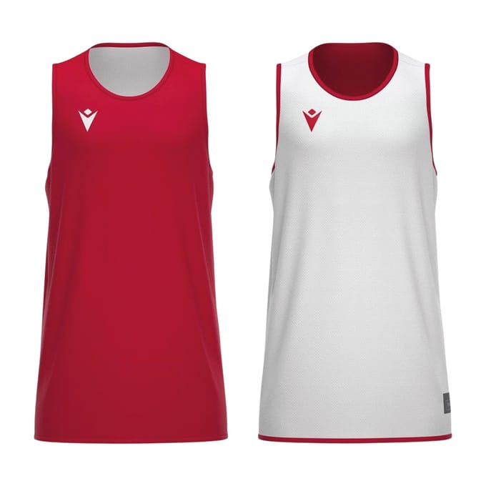 Macron X500 Reversible Sleeveless Basketbalshirt Heren - Maat 3XL