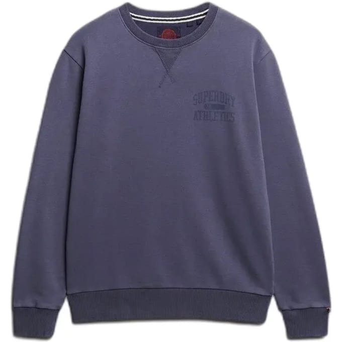 Superdry - Athletic Essentials sweatshirt met ronde hals - Heren - Truien
