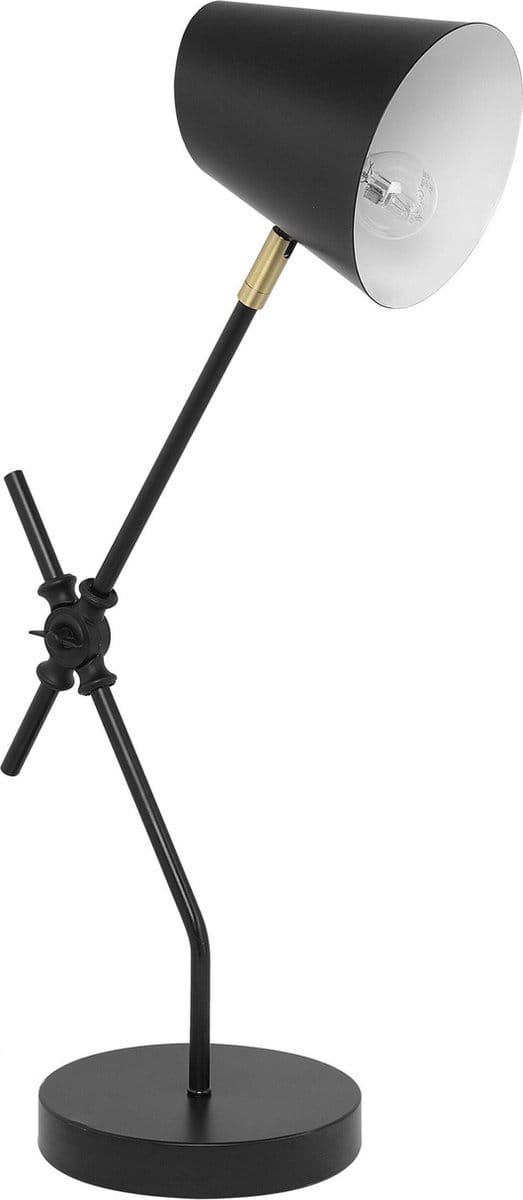 HORTON - Bureaulamp - Zwart - Metaal