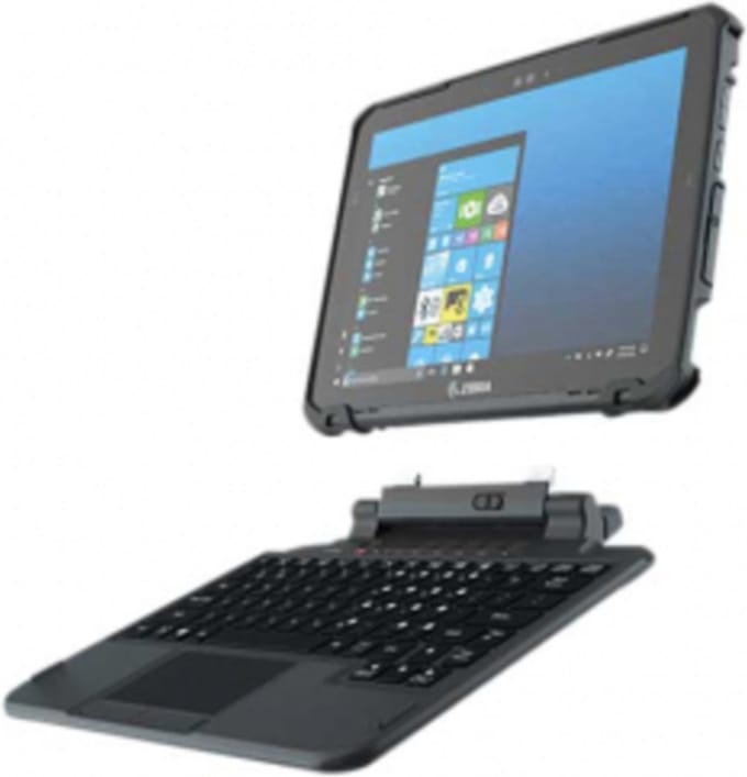 Zebra docking station, with lock