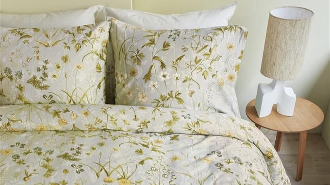 Beddinghouse Olivia dekbedovertrek - Eenpersoons - 140x200/220 - Groen