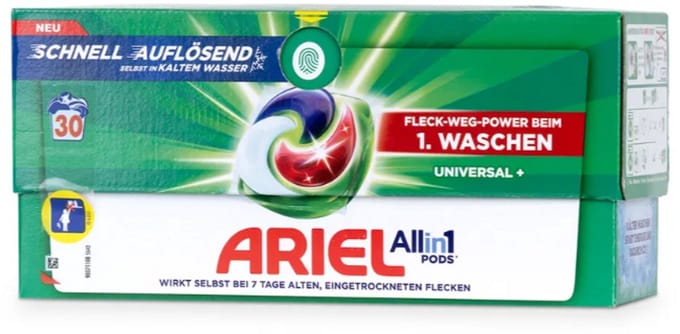 Ariel Pods wasmiddel - Wascapsules 30 stuks Original - Alles in 1 Universeel+