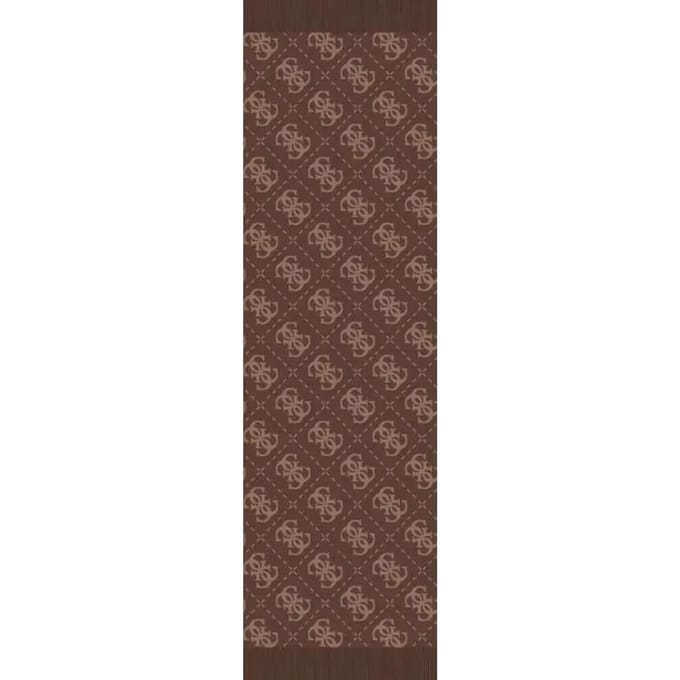 GUESS Dames Sjaal 70 x 190 cm - Brown Logo