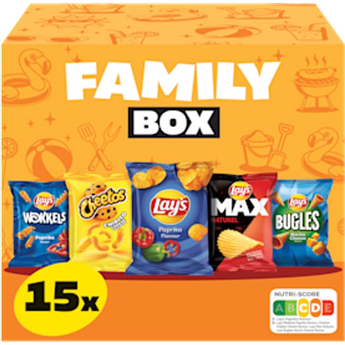 Lay's Family Box 15 stuks