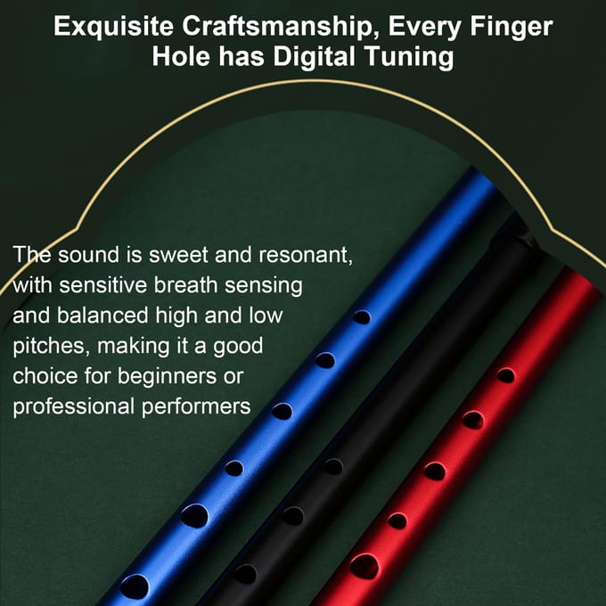 Ierse Fluitje C Sleutel 6-gaats Sleutel van C 6 Gaten Fluit Penny Whistle Tin Whistle Wind Musical