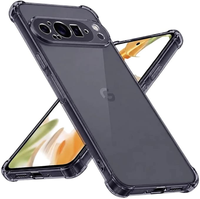 Hoesje geschikt voor Google Pixel 9 Pro - Techsuit Shockproof Silicone Back Cover - Zwart