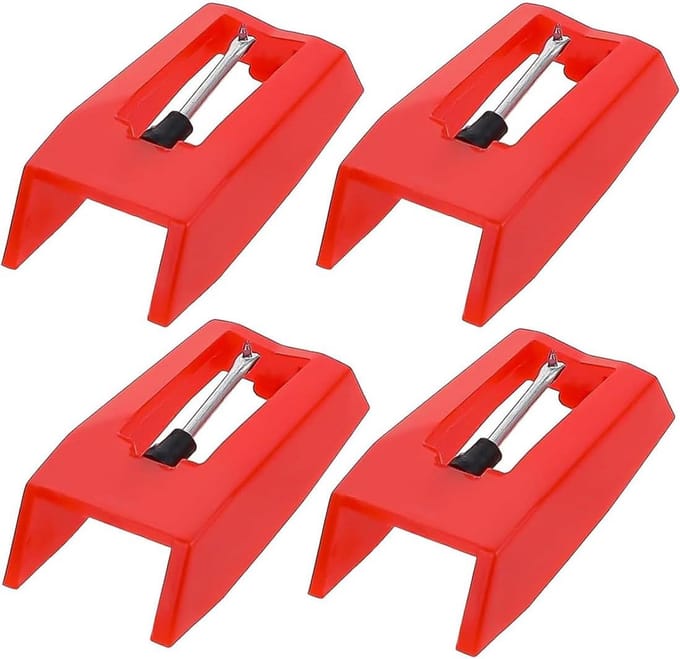 Dailygoods- Platenspelernaald 4-delige set - Vervangende naald