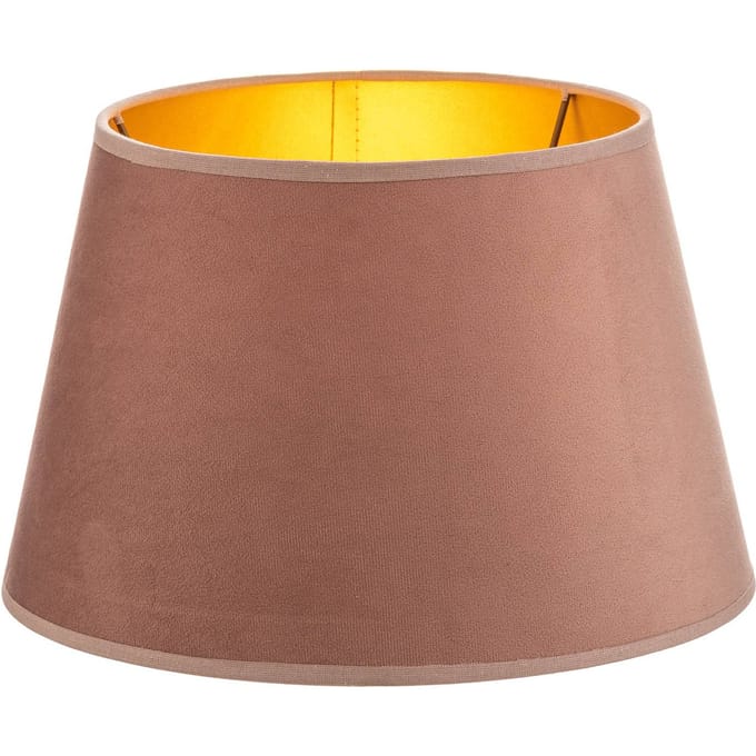 Duolla Lampenkap Cone hoogte 18 cm, roze/goud