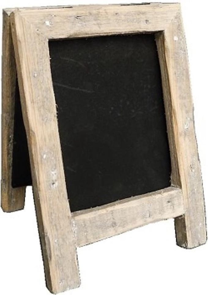 Schoolbordje decoratie 19cm krijtbordje | GerichteKeuze