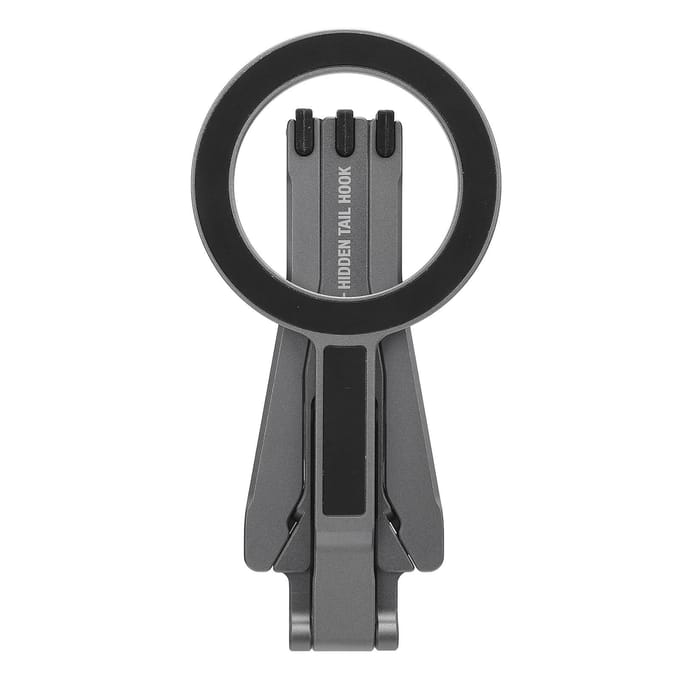 Magnetisch Telefoonstatief Opvouwbaar Mobiele Telefoon Statief Standaard Selfie Stick Aluminiumlegering Antislip Multifunctioneel gray