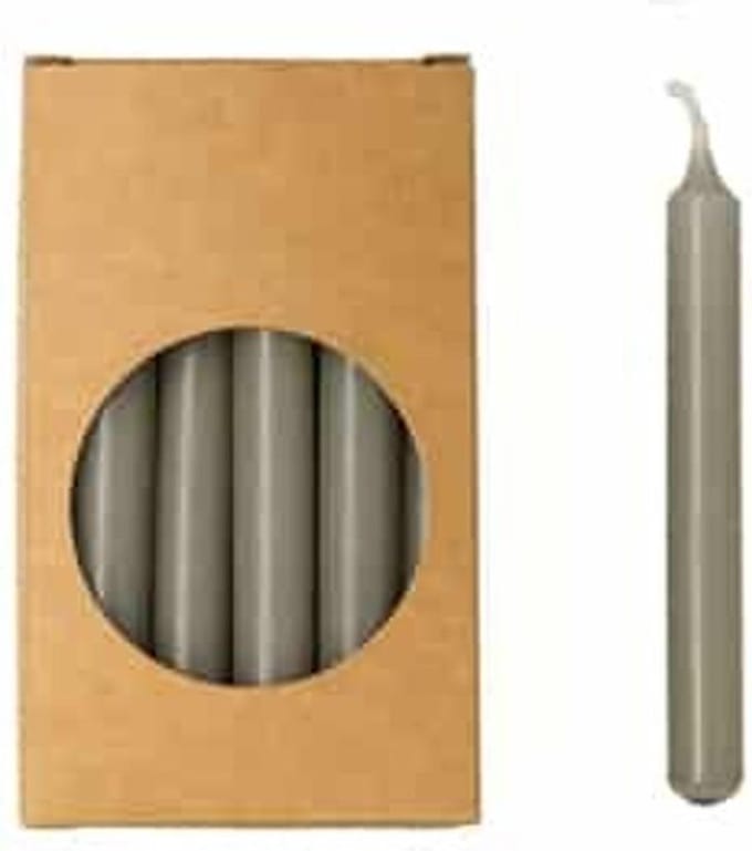 Rustik Lys - Linnen - -Potloodkaarsen Klein - 20 stuks 1,2 x 10cm