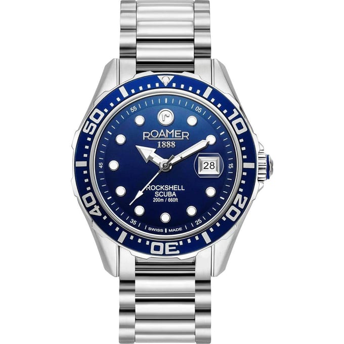 Roamer Rockshell 220858-41-45-50 Rockshell Mark III Scuba Horloge