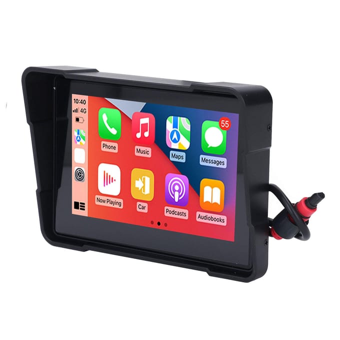 Motorfiets Scherm voor Carplay Draadloos voor Android Auto 5in IPS Touchscreen Waterbestendig
