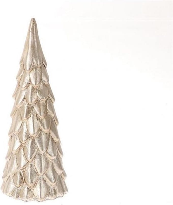 Beeld kerstboom Forest 9,5x8x23cm Zilver
