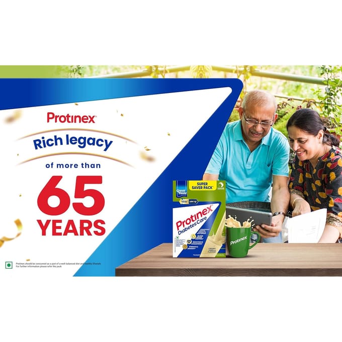 Protinex Diabeteszorg Romige Vanillesmaak Voedingssupplement Hoog Eiwit 200g Pak
