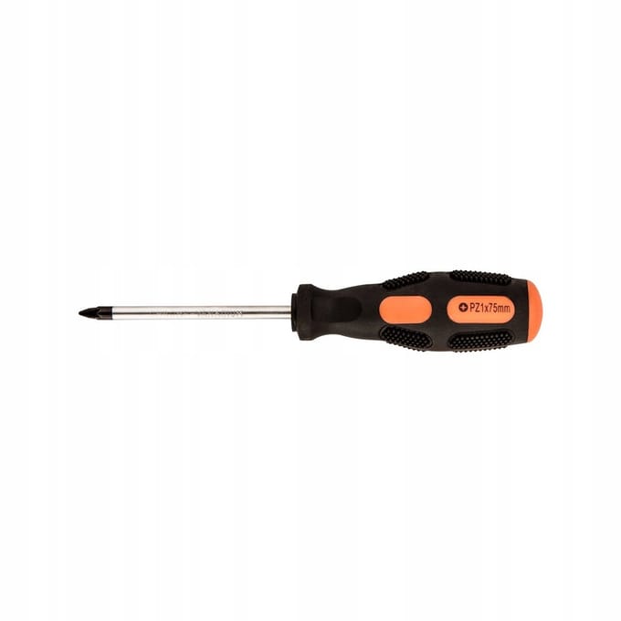 Top Tools Serie - Pozidriv Schroevendraaier - PZ1 x 75mm - Magnetische Punt - Ergonomische Handgreep