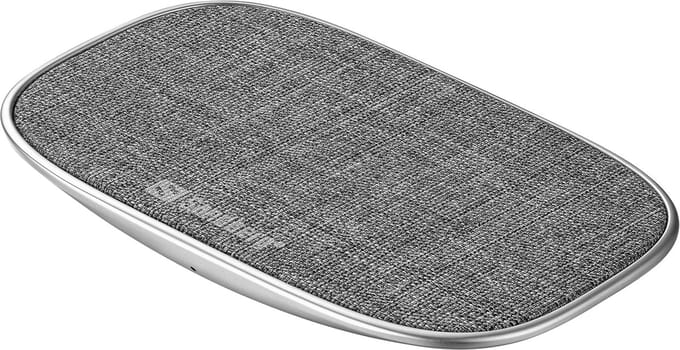 Sandberg Wireless Charger Deck 15W Universeel Aluminium, Grijs USB Draadloos opladen Binnen