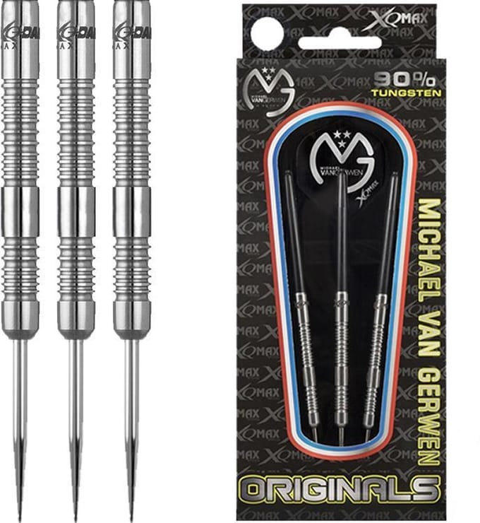 XQMax Dartpijlen Steeltip M. Van Gerwen 90% Gewicht 21