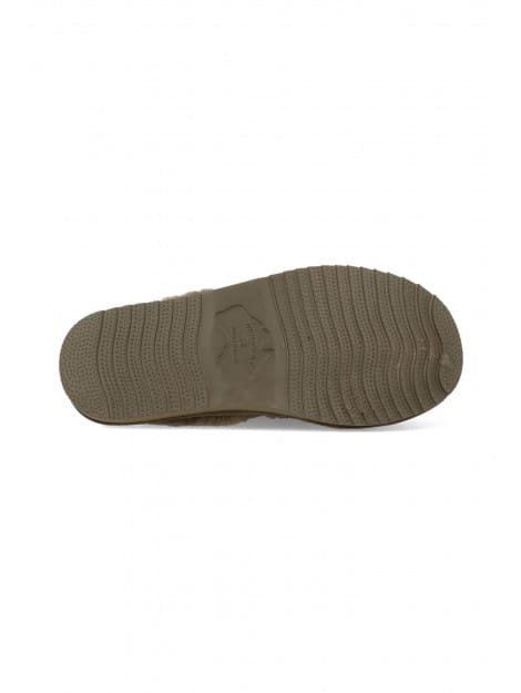 Warmbat Flurry Suede Dames Sloffen - Groen