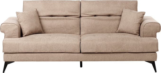 SKIVE - Driezitsbank - Lichtbruin - Polyester