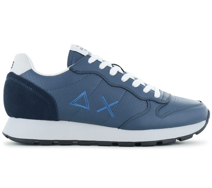 SUN68 Tom Classic Cuir - Baskets Homme Chaussures Cuir Bleu Z36105-07 ORIGINAL EU 47 bleu