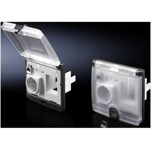 Rittal SZ 2482.600 Interface klep Deksel transparant Kunststof (b x h) 131 mm x 127 mm 1 stuk(s) Piece