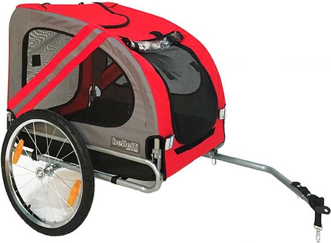 Bellelli Hondenkar Rood,Grijs Max 36 kg Jongen