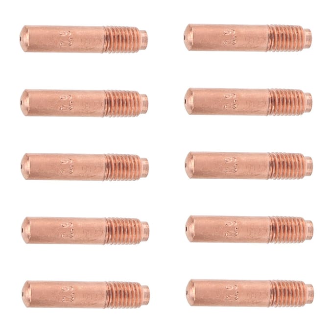 10 stuks Geleidende Mondstukken voor MIG Lassen Contactpunten Koper Kleine Accessoires 0,9 mm