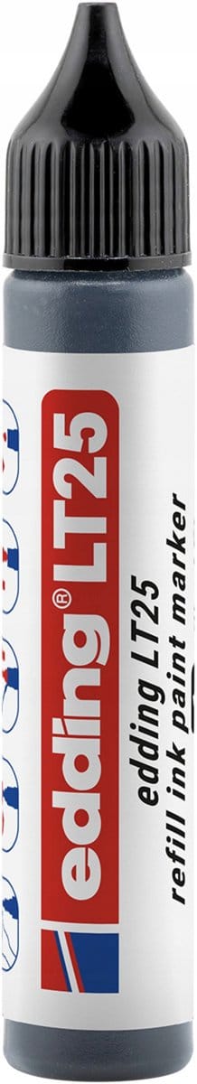 Edding EcoLine e-LT 25 Olie Marker Inkt - Zwart (25ml)