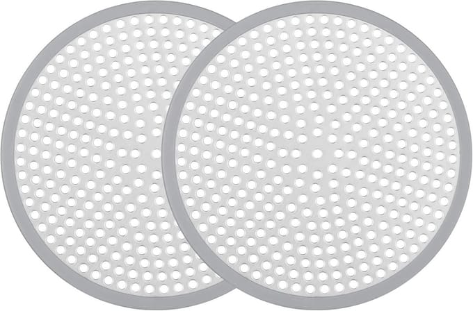 Solidchoice - Set van 2 Ronde RVS Doucheputjes voor Haar