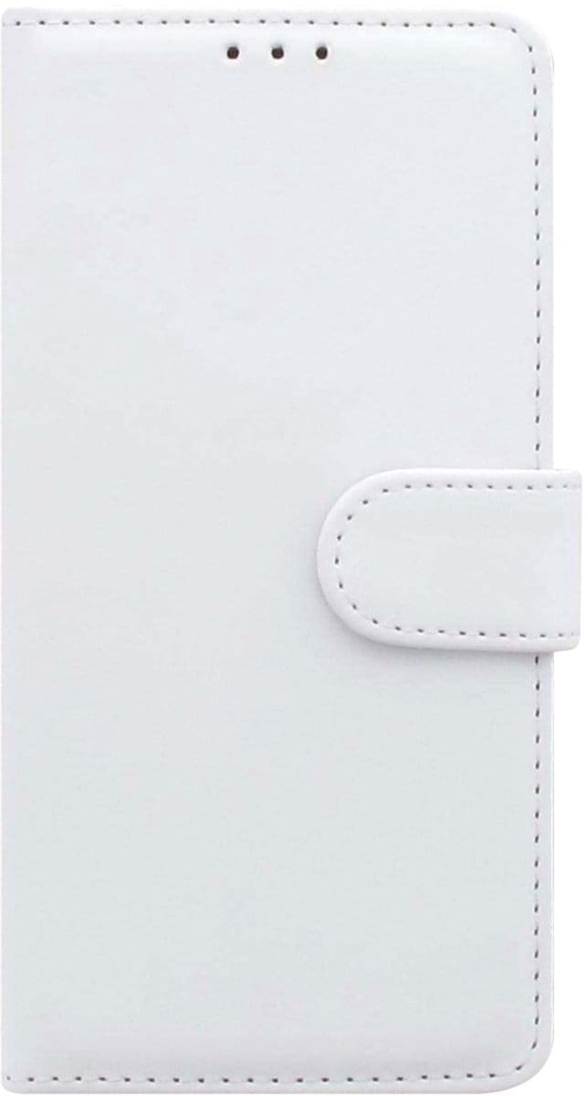 Nokia 1 Plus Hoesje Wit met Pasjeshouder