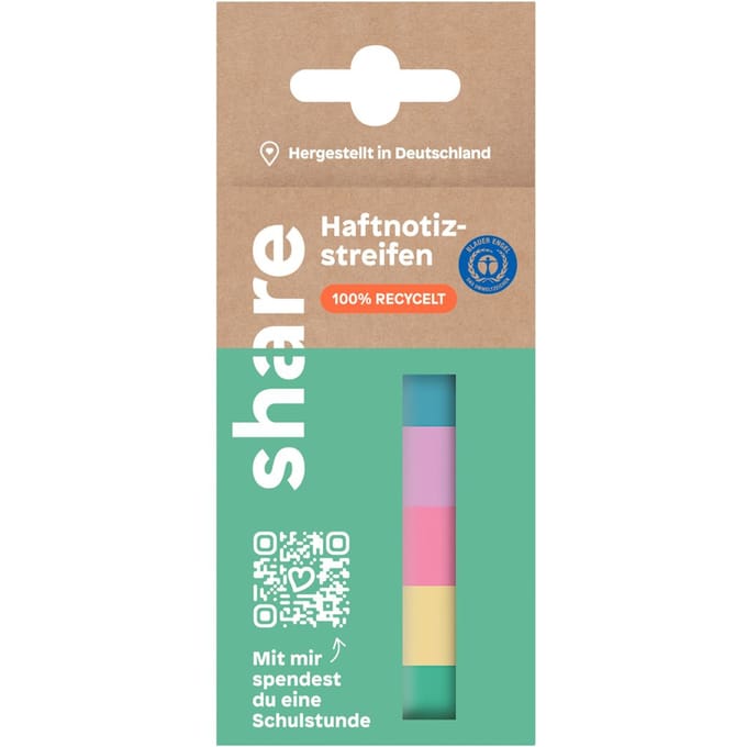share plaknotitiestrookjes, 5x40 vellen