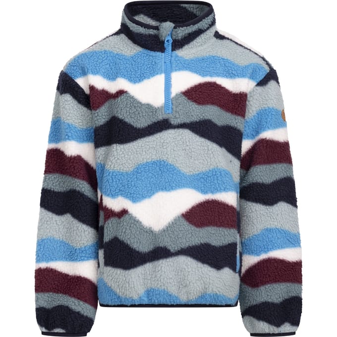 Trespass Kinder/Kinder Ovie Half Zip Fleece Top (Kobalt)