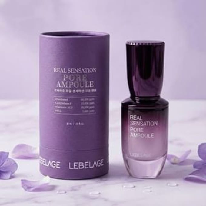 LEBELAGE Real Sensation Poriënverzorging Ampul 30 ml black