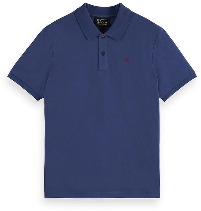 Scotch & Soda Seasonal Core Pique Chest Logo Polo