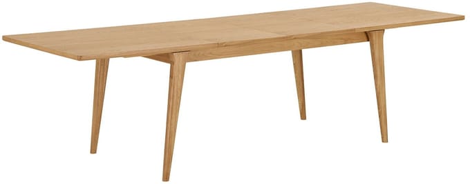 House Nordic Eettafel Darwin - Rechthoek Naturel Verlengbaar - 340cm