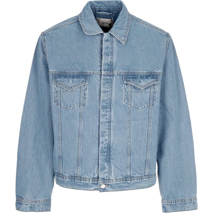 Jacket Jeans Man Bird Back Jacket Bleach