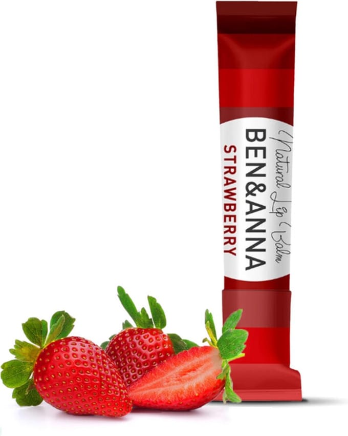 Ben & Anna Lippenbalsem Strawberry