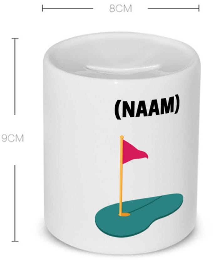 Akyol - golf met eigen naam Spaarpot - Golfen - golfer - sport - 350 ML inhoud