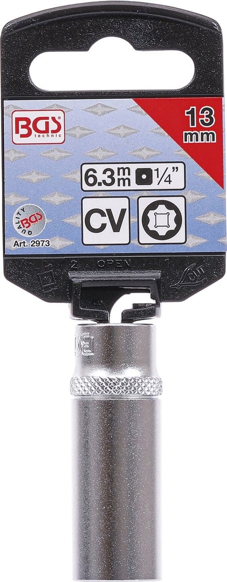 BGS Dopsleuteldop Super Lock, diep 1/4 13 mm