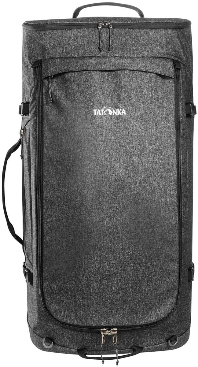 TATONKA Trolley Reistas Duffle Roller 140 Black Grijs 44cm